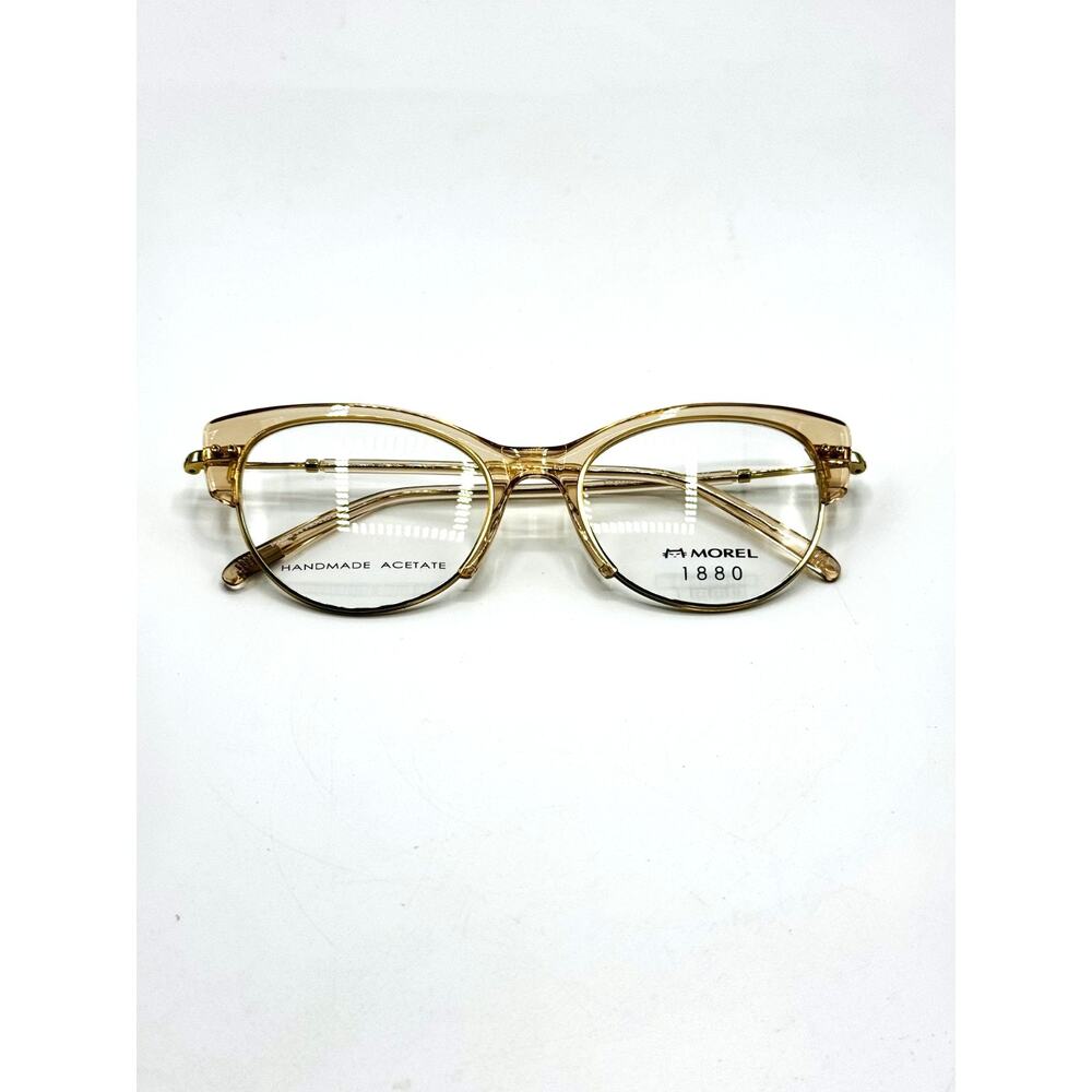 Morel 1880 Eyeglasses Frame Valere 60098M-PD12 Crystal Pink Cat Eye 52-19-145